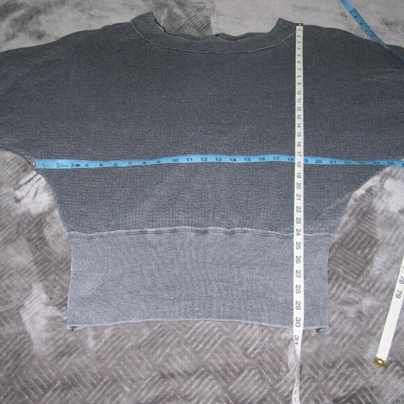 WE THE FREE Willow Thermal Women's Size Small Gray Dolman Off The Shoulder Tunic - Picture 5 of 10